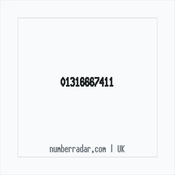 Reverse number check for +44 131 666 7411 — who called me?