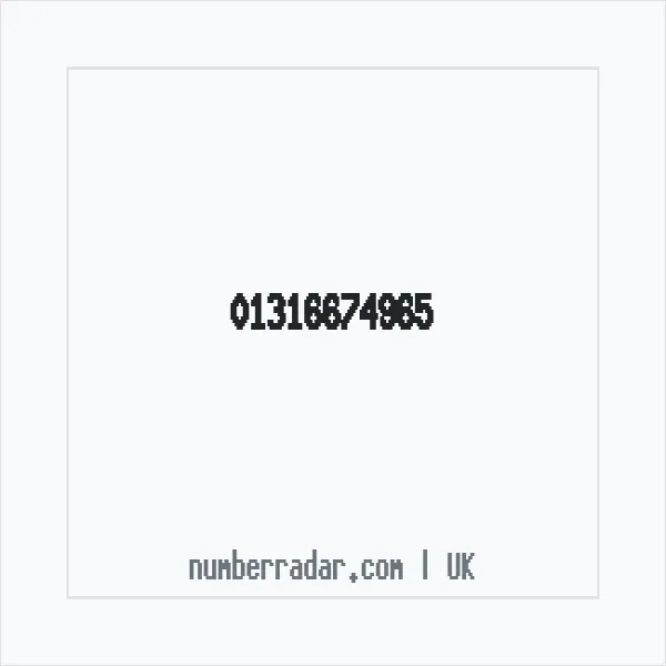 Reverse number check for +44 131 667 4965 — who called me?