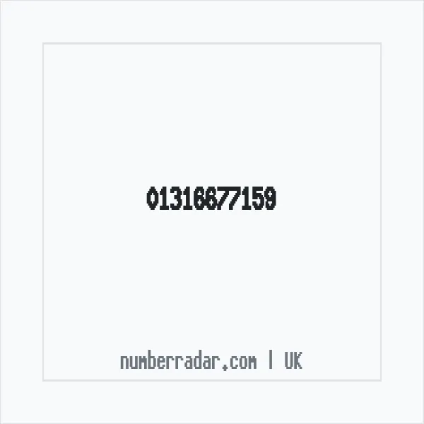 Reverse number check for +44 131 667 7159 — who called me?