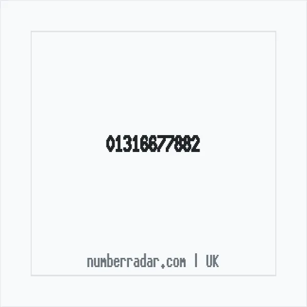 Reverse number check for +44 131 667 7882 — who called me?