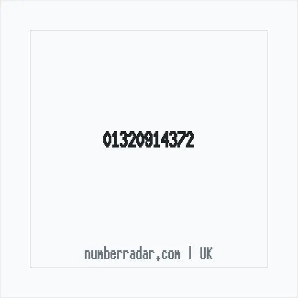 Reverse number check for +44 1320 914372 — who called me?