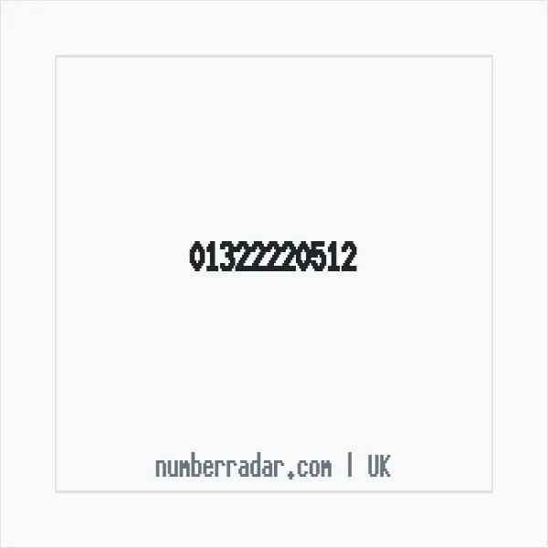 Reverse number check for +44 1322 220512 — who called me?