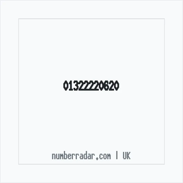 Reverse number check for +44 1322 220620 — who called me?