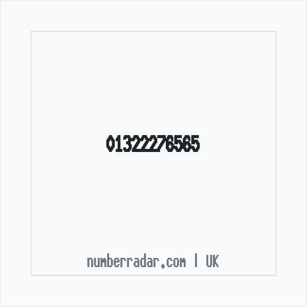 Reverse number check for +44 1322 276565 — who called me?
