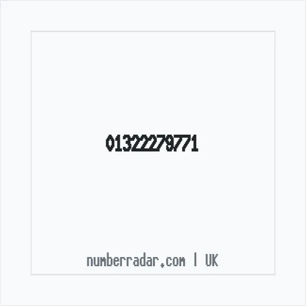 Reverse number check for +44 1322 279771 — who called me?