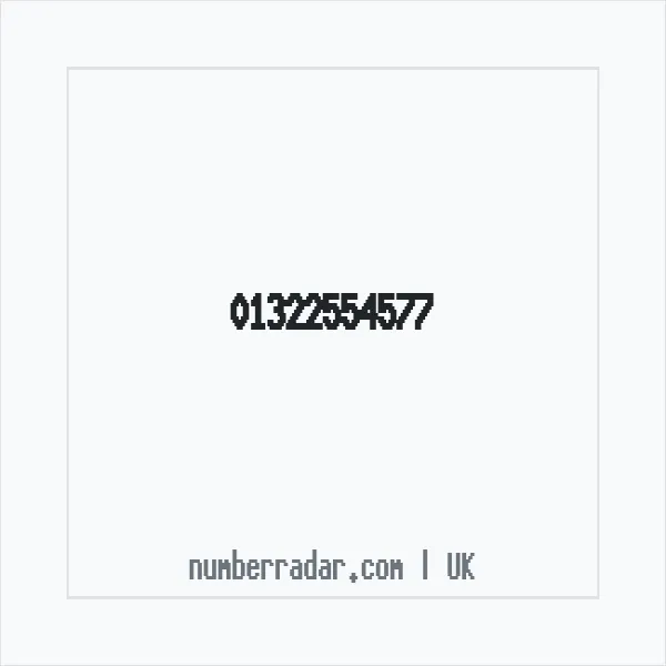 Reverse number check for +44 1322 554577 — who called me?