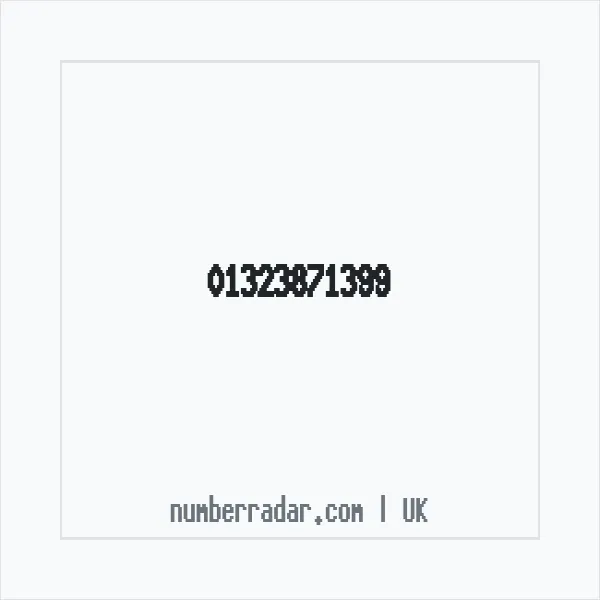 Reverse number check for +44 1323 871399 — who called me?