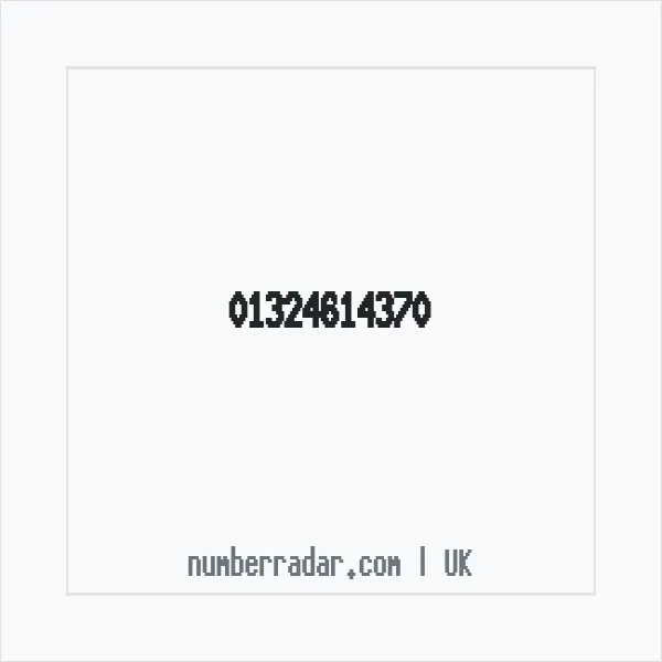 Reverse number check for +44 1324 614370 — who called me?