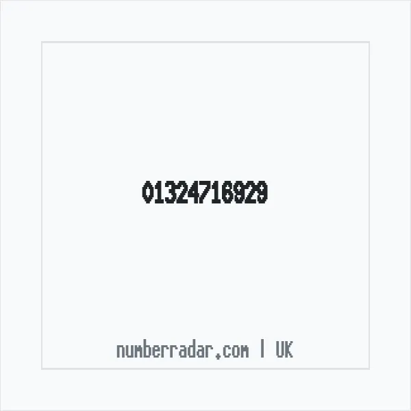 Reverse number check for +44 1324 716929 — who called me?