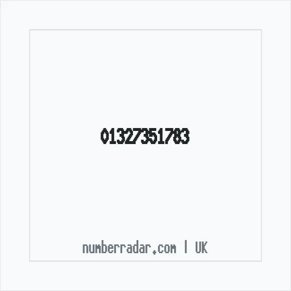 Reverse number check for +44 1327 351783 — who called me?