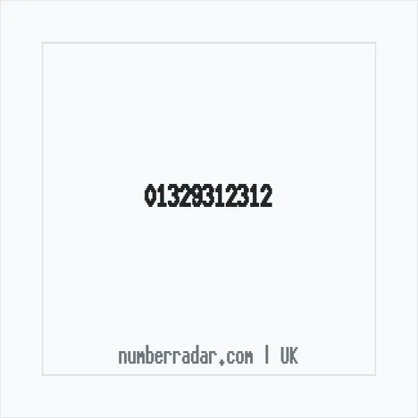 Reverse number check for +44 1329 312312 — who called me?