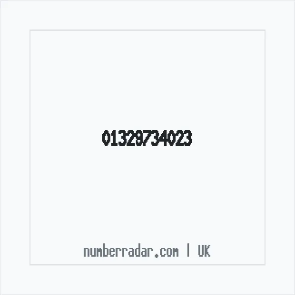 Reverse number check for +44 1329 734023 — who called me?
