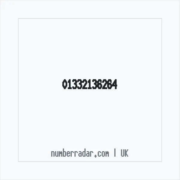 Reverse number check for +44 1332 136264 — who called me?