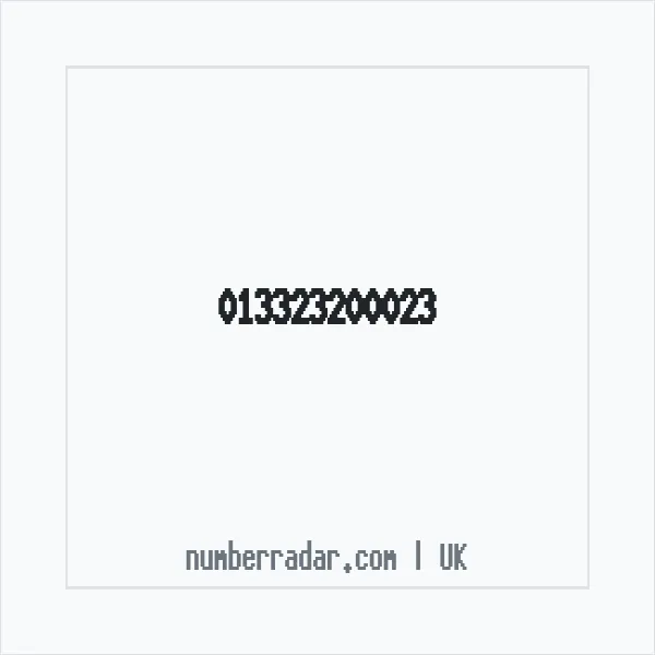 Reverse number check for +44 (1332) 320-002 — who called me?