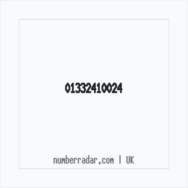 Reverse number check for +44 1332 410024 — who called me?