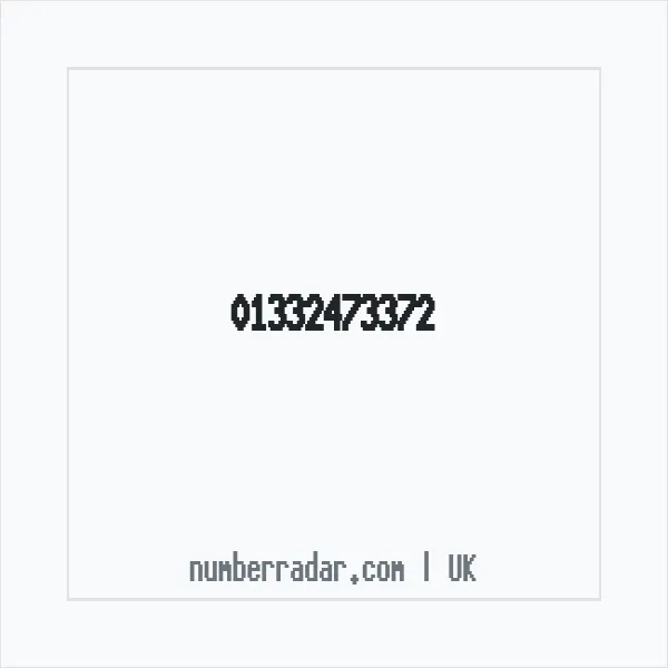 Reverse number check for +44 1332 473372 — who called me?