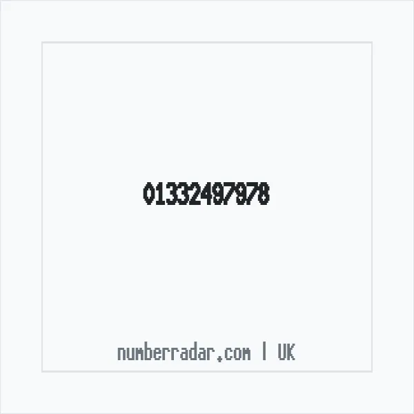 Reverse number check for +44 1332 497978 — who called me?