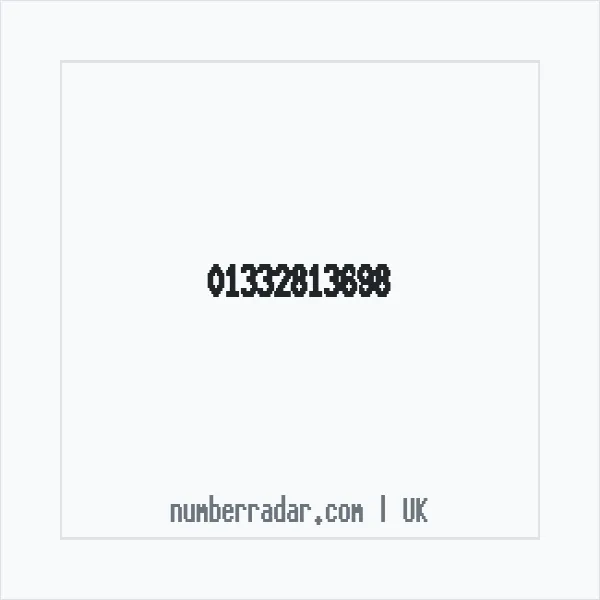 Reverse number check for +44 1332 813698 — who called me?