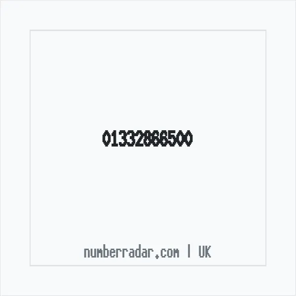 Reverse number check for +44 1332 866500 — who called me?