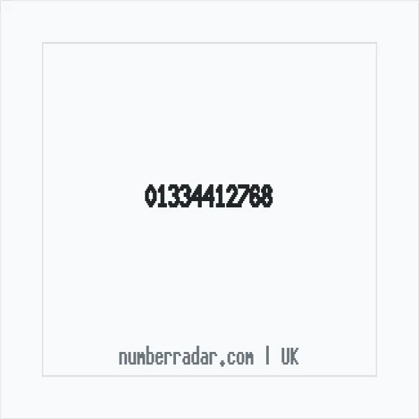 Reverse number check for +44 1334 412768 — who called me?