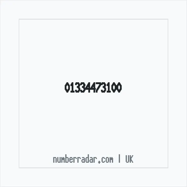 Reverse number check for +44 1334 473100 — who called me?