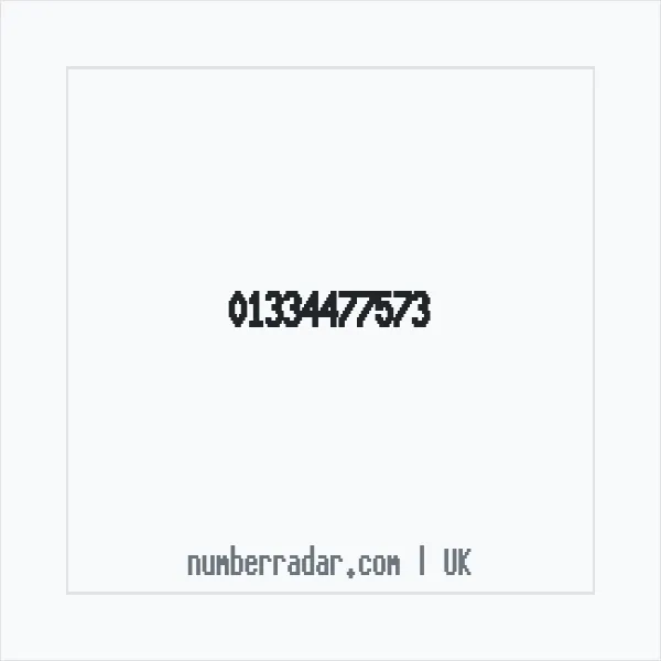 Reverse number check for +44 1334 477573 — who called me?