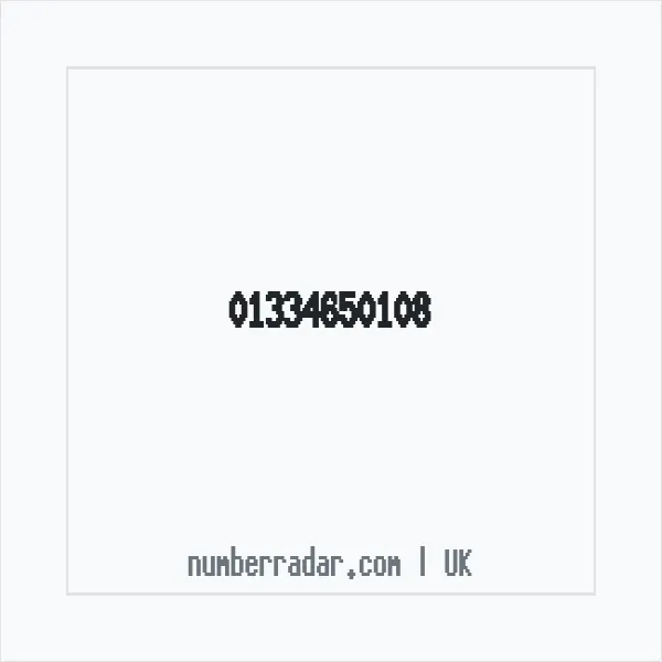 Reverse number check for +44 1334 650108 — who called me?