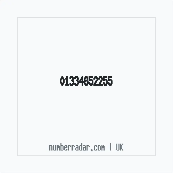 Reverse number check for +44 1334 652255 — who called me?