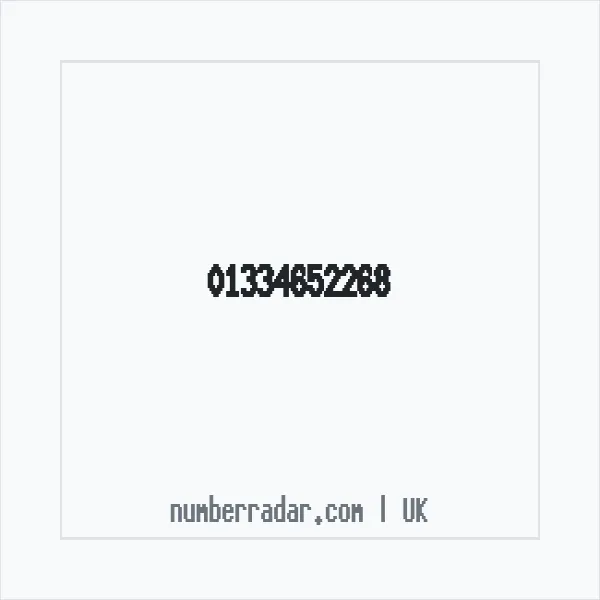 Reverse number check for +44 1334 652268 — who called me?