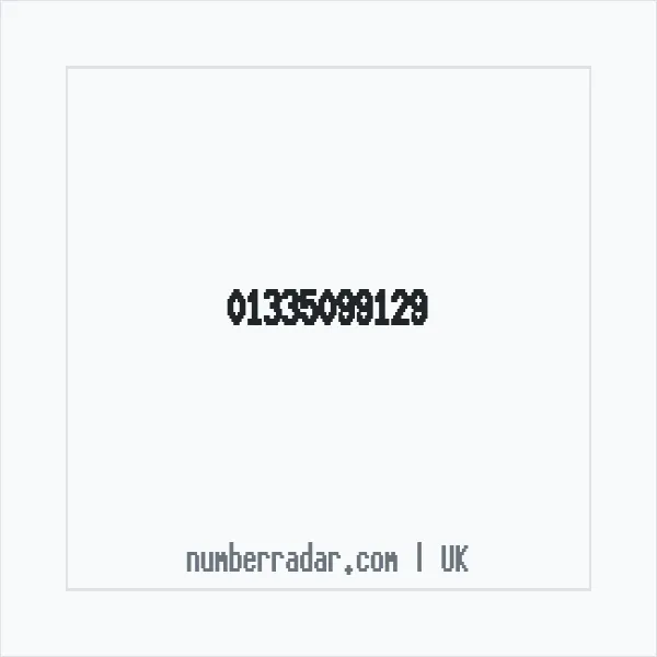 Reverse number check for +44 1335 099129 — who called me?