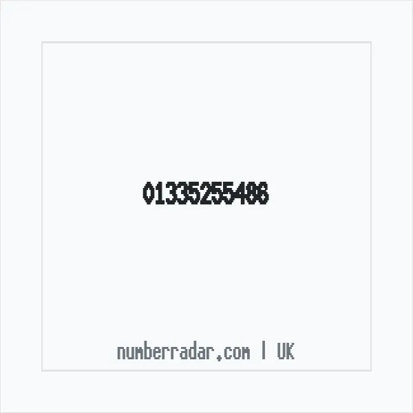 Reverse number check for +44 1335 255486 — who called me?