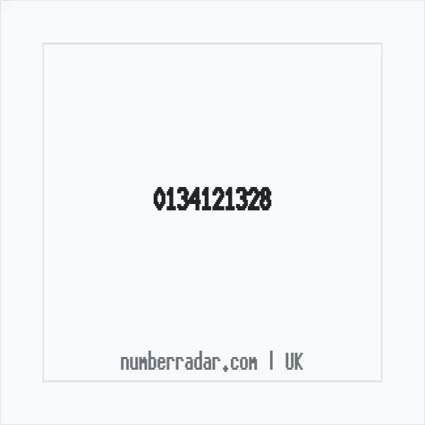Reverse number check for +44 134121328 — who called me?