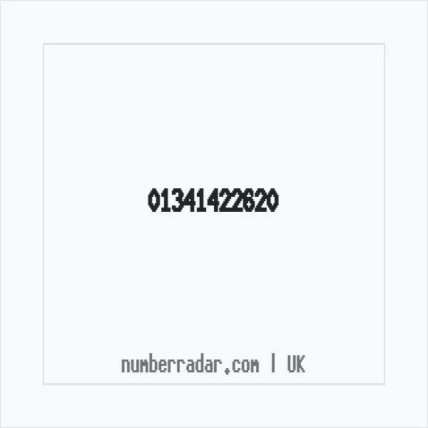 Reverse number check for +44 1341 422620 — who called me?