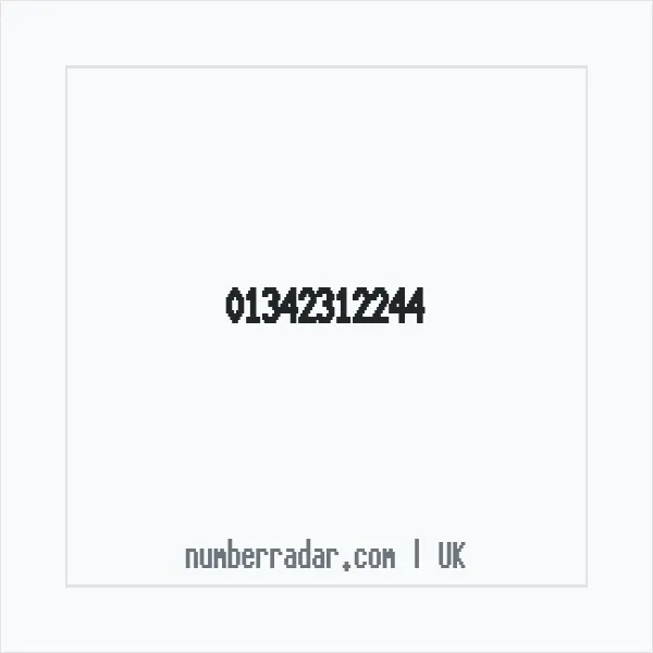Reverse number check for +44 1342 312244 — who called me?