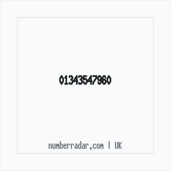 Reverse number check for +44 1343 547960 — who called me?