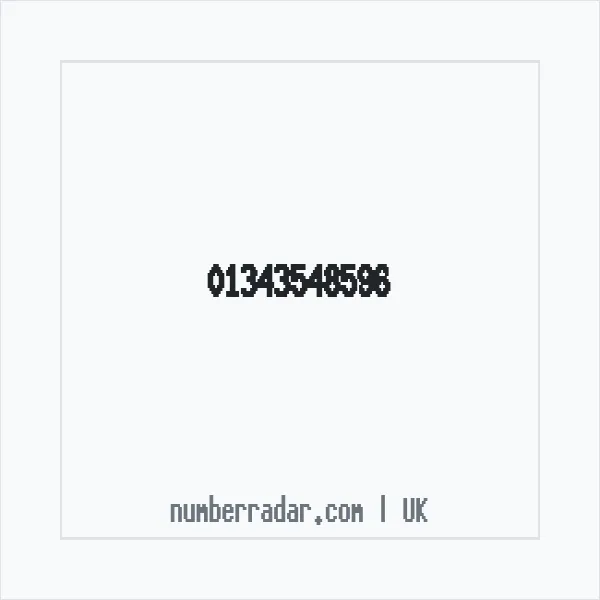Reverse number check for +44 1343 548596 — who called me?