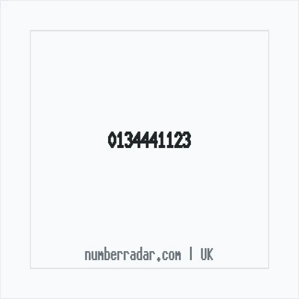 Reverse number check for +44 134441123 — who called me?