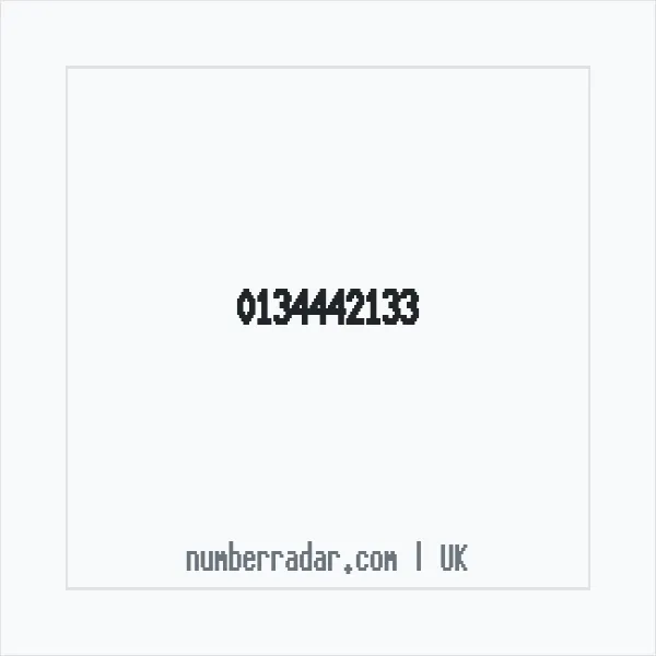 Reverse number check for +44 134442133 — who called me?