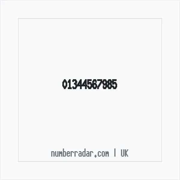 Reverse number check for +44 1344 567985 — who called me?
