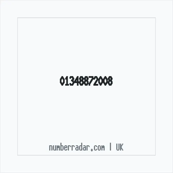 Reverse number check for +44 1348 872008 — who called me?