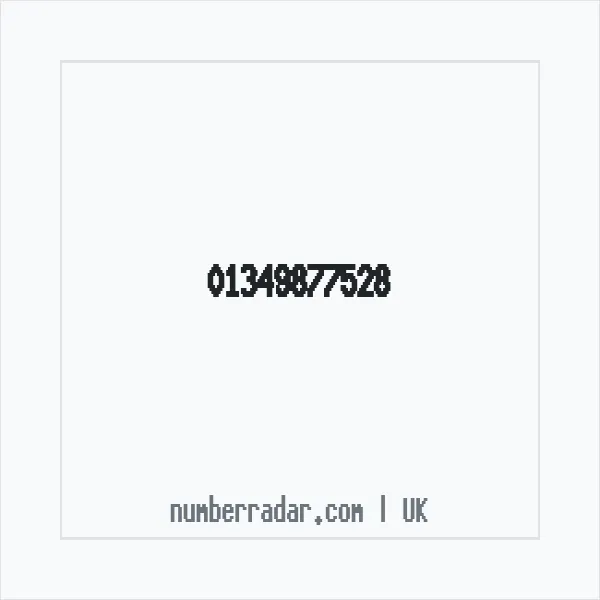 Reverse number check for +44 1349 877528 — who called me?