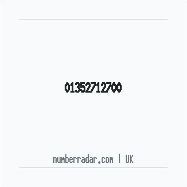 Reverse number check for +44 1352 712700 — who called me?