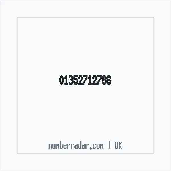 Reverse number check for +44 1352 712786 — who called me?