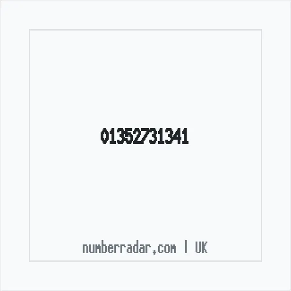 Reverse number check for +44 1352 731341 — who called me?