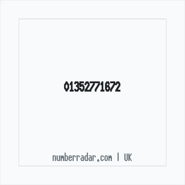 Reverse number check for +44 1352 771672 — who called me?