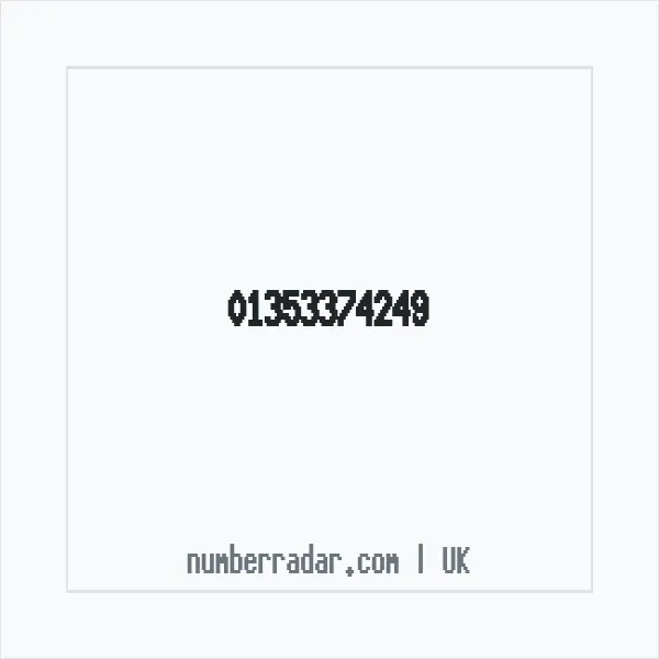 Reverse number check for +44 1353 374249 — who called me?