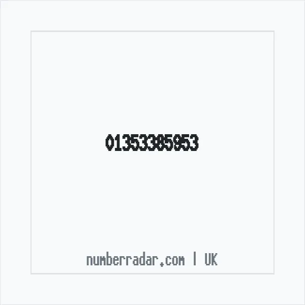 Reverse number check for +44 1353 385953 — who called me?