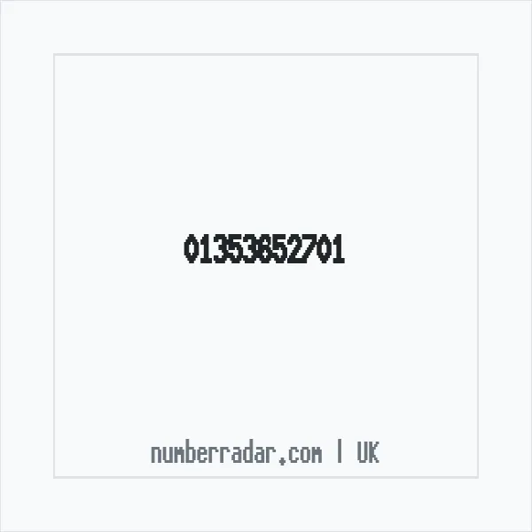 Reverse number check for +44 1353 652701 — who called me?