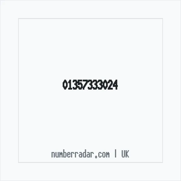 Reverse number check for +44 1357 333024 — who called me?