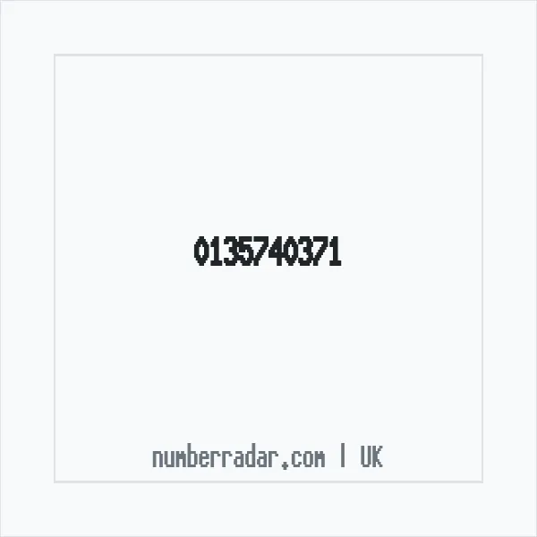 Reverse number check for +44 135740371 — who called me?